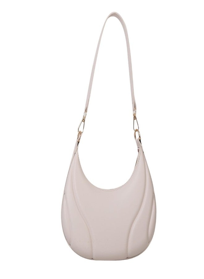 SANTORINI Mini Party handbags for Women | Small size hobo Shoulder bags (White) - Image 1